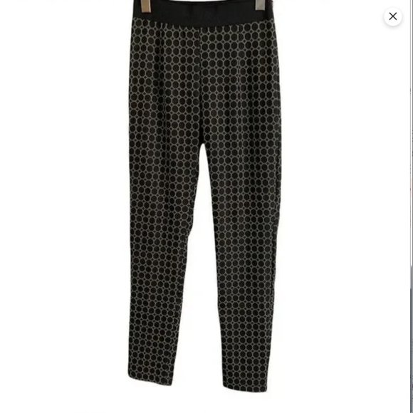 CRISTINA GAVIOLI Polymide Blend Pull On Elasticized Waist Leggings MADE IN ITALY - Picture 2 of 8